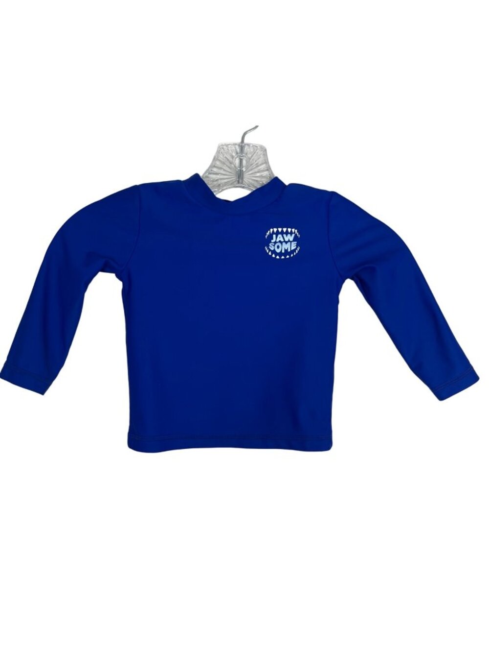 Carters Just One You Baby Boys Long Sleeve Rash Guard Jawsome Blue Size 18M Swim
